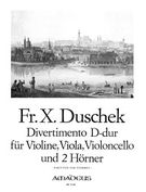 Divertimento In D Major : For Violin, Viola, Violoncello and Two Horns.
