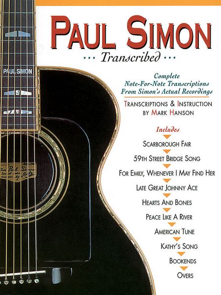 Paul Simon transcribed : For Guitar.