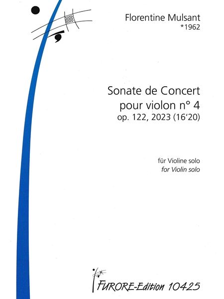 Sonate De Concert Pour Violon No. 4, Op. 122 : Für Violine Solo (2023).