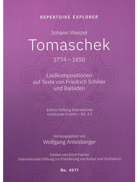 Liedkompositionen Auf Texte von Friedrich Schiller und Balladen / Ed. Wolfgang Antesberger.