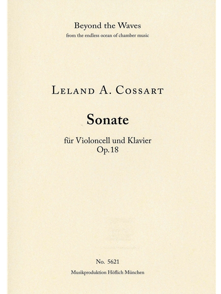 Sonata, Op. 18 : Für Violoncell und Klavier.