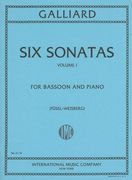 Six Sonatas, Vol. I : For Bassoon and Piano.