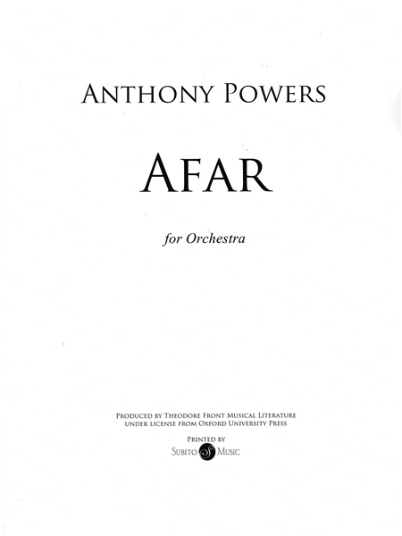 Afar : For Orchestra.