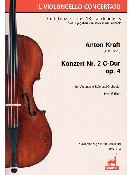 Konzert Nr. 2 C-Dur, Op. 4 : Für Violoncello Solo und Orchester - Piano reduction.
