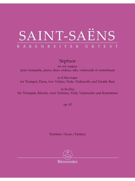 Septour En Mi Majeur, Op. 65 : For Trumpet, Piano, and Strings / edited by Sabina Teller Ratner.