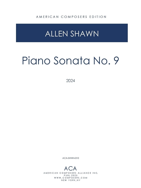 Piano Sonata No. 9 (2024).
