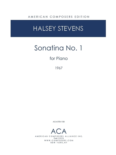Sonatina No. 1 : For Piano.