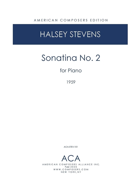 Sonatina No. 2 : For Piano (1959).