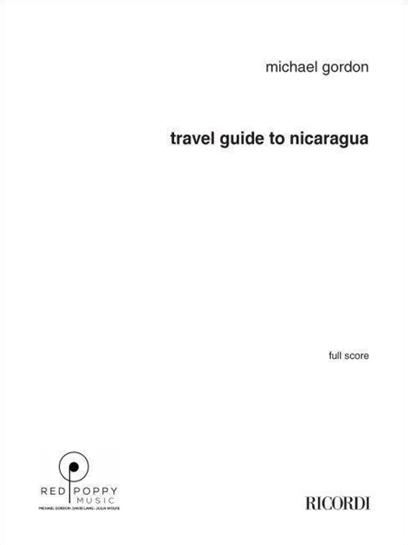 Travel Guide To Nicaragua : For Solo Cello and 24-Voice Choir (2022).