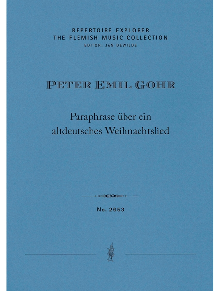 Paraphrase Über Ein Altdeutsches Weihnachtslied : For Piano Trio (1885?).