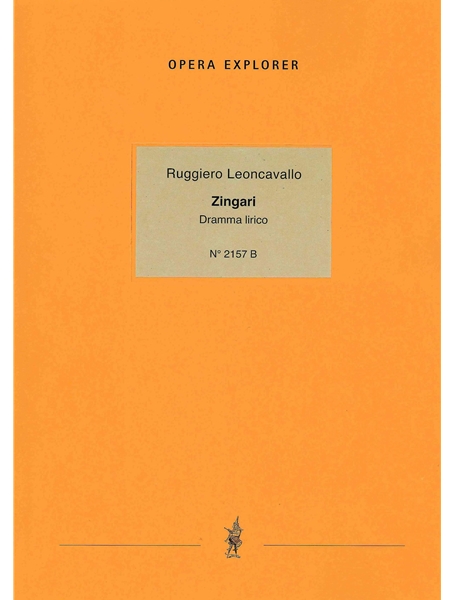 Zingari : Dramma Lirico.