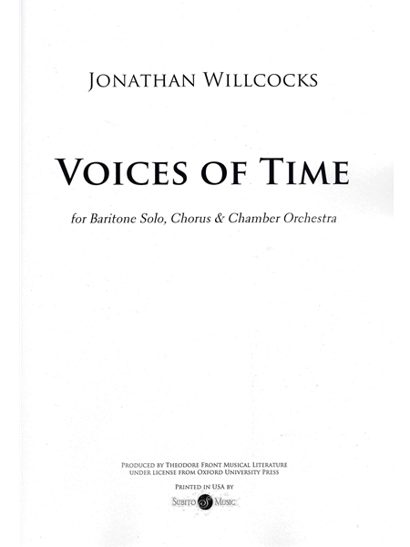 Voices of Time : For SATB Chorus and Orchestra.