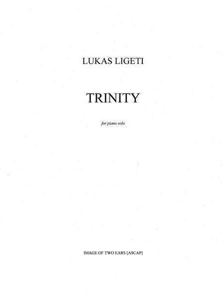 Trinity : For Piano Solo (2003).