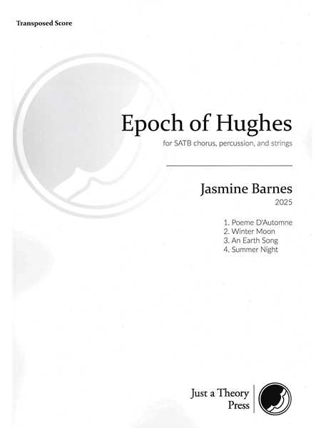 Epoch of Hughes : For SATB Chorus, Percussion and Strings (2025).
