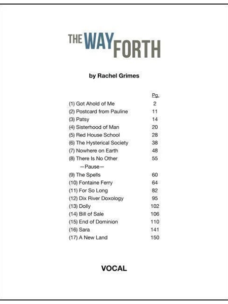 The Way Forth : Folk Opera.