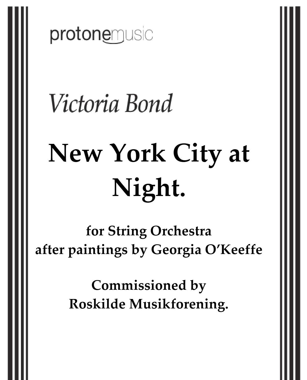 New York City At Night : For String Orchestra, After Paintings by Georgia O'Keeffe [Download].