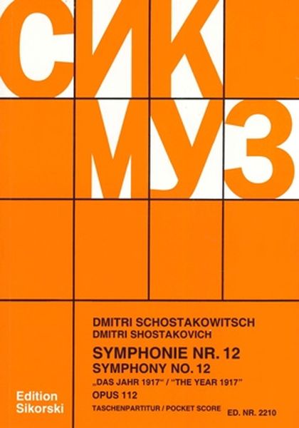 Symphony No. 12, Op. 112 (The Year of 1917).
