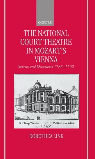 National Court Theatre In Mozart's Vienna : Sources and Documents, 1783,1792.