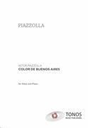 Color De Buenos Aires : For Voice and Piano.