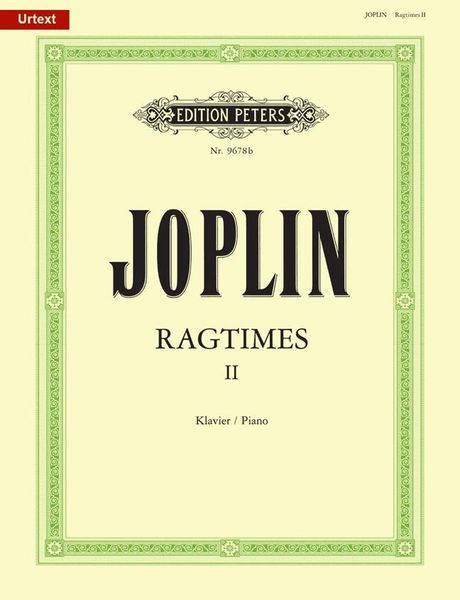 Ragtimes, Vol. 2 : For Piano.