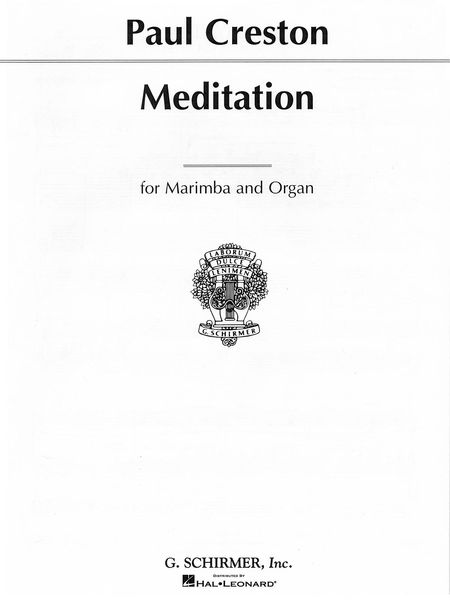 Meditation : For Marimba and Organ.