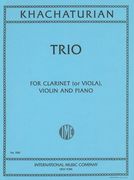 Trio : For Clarinet (Or Viola), Violin And Piano.