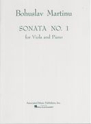Sonata No. 1 : For Viola and Piano / Viola Part Ed. by Lillian Fuchs.