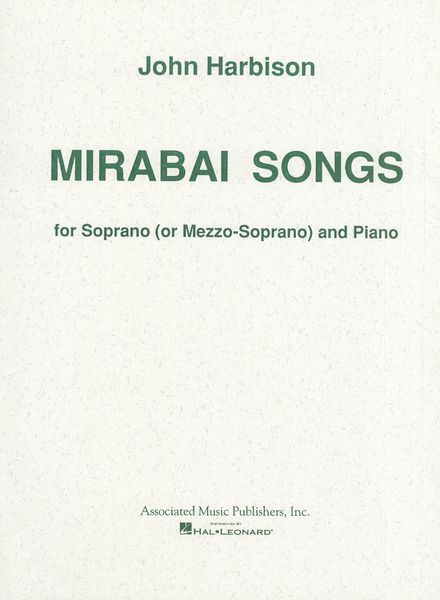 Mirabai Songs : For Soprano (Mezzo) / English Version By Robert Bly.