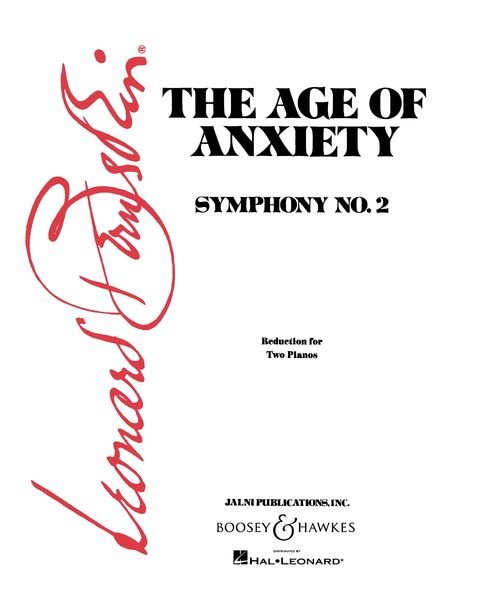 Age Of Anxiety - Symphony No. 2 : reduction For Two Pianos.