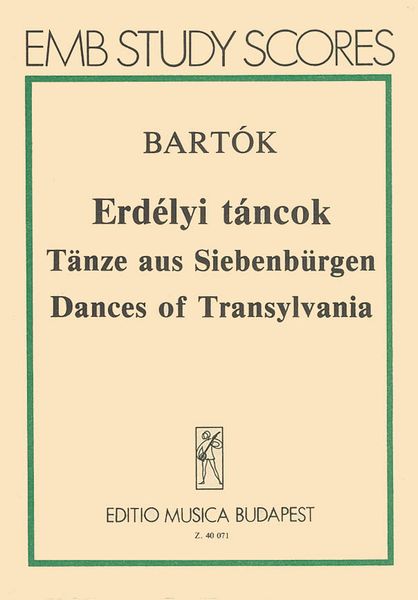Dances Of Transylvania.