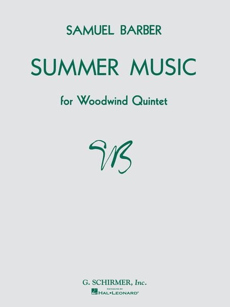 Summer Music : For Woodwind Quintet.