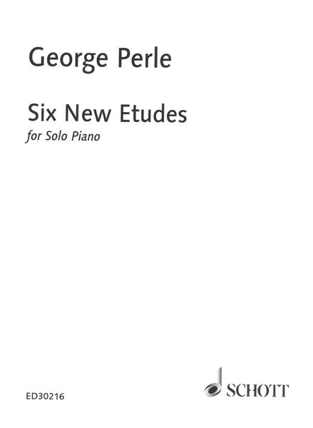Six New Etudes : For Piano.