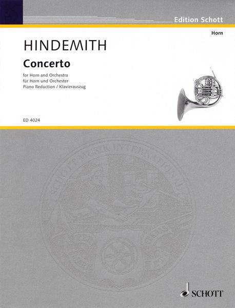 Concerto (1949) : For Horn and Orchestra - Piano reduction.