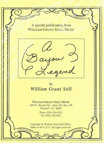 A Bayou Legend : An Opera In Three Acts.