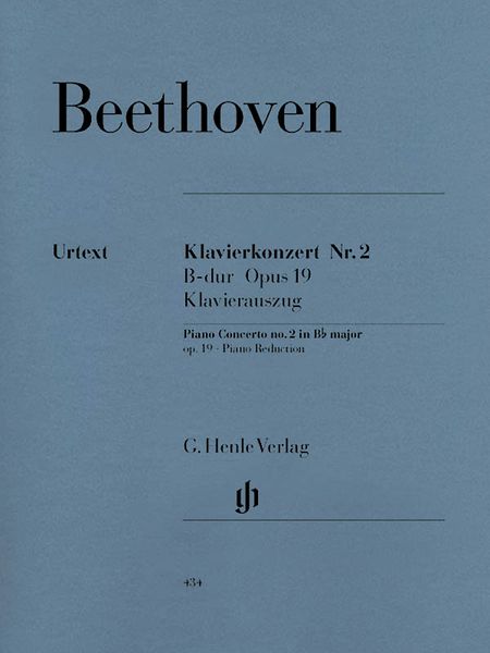 Concerto No. 2 In B Flat Major, Op. 19 : For Piano and Orchestra / Piano reduction.
