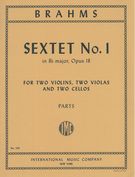 Sextet No. 1 In B Flat Major, Op. 18 : For Two Violins, Two Violas and Two Violoncellos.