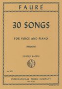 Thirty Songs : For Medium Voice and Piano.