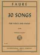 Thirty Songs : For Low Voice and Piano.