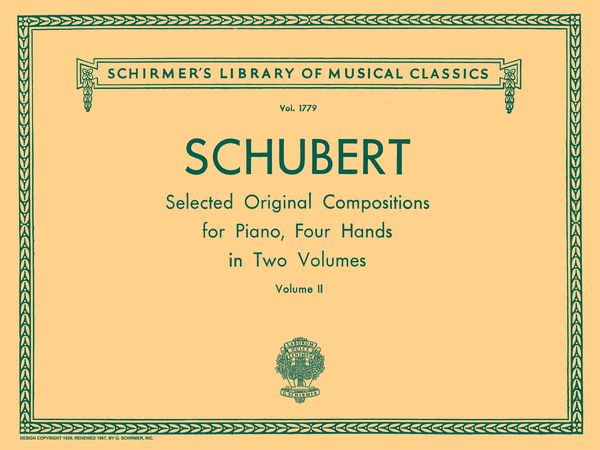 Original Compositions For Piano Four Hands, Vol. 2.
