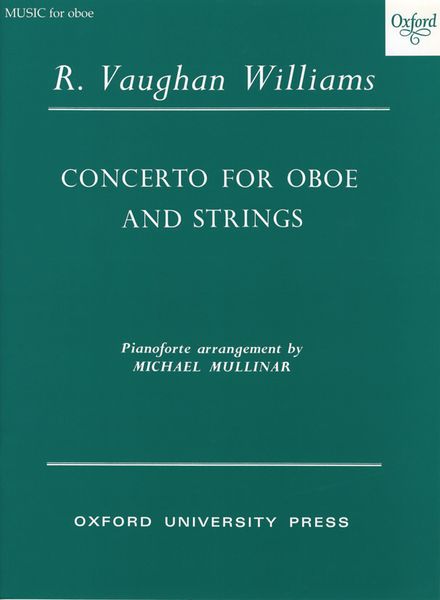Concerto : For Oboe and Strings - reduction For Oboe and Piano.