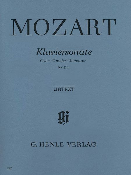 Klaviersonate C-Dur, K. 279 / Herausgegeben Von Ernst Herttrich.