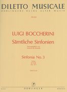 Symphony No. 3 In D, Op. 12/1 (G.503) / Ed. by Antonio De Almeida.