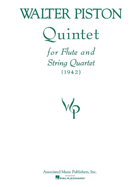 Quintet : For Flute and String Quartet.