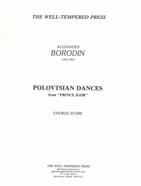 Polovtsian Dances From Prince Igor (R/F/G).