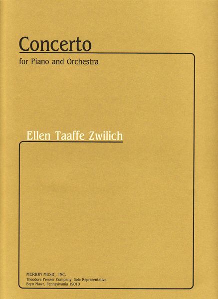 Concerto : For Piano and Orchestra - reduction For Two Pianos.