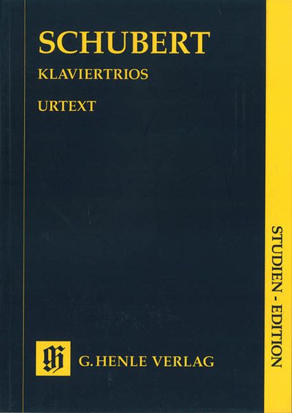 Trios : For Violin, Violoncello & Piano / Urtext Edition By Eva Badura-Skoda.