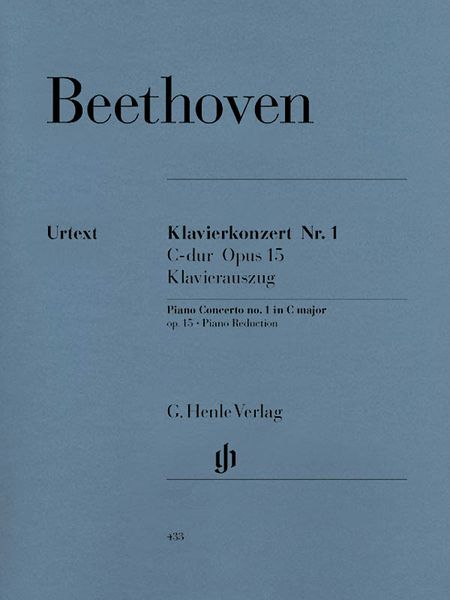 Concerto No. 1 In C Major, Op. 15 : For Piano and Orchestra / Piano reduction.