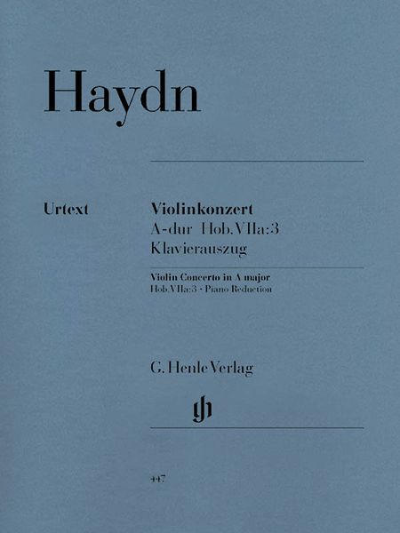 Violinkonzert A-Dur, Hob. VIIa:3 / Klavierauszug.