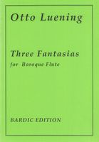 Three Fantasias : For Baroque Flute.