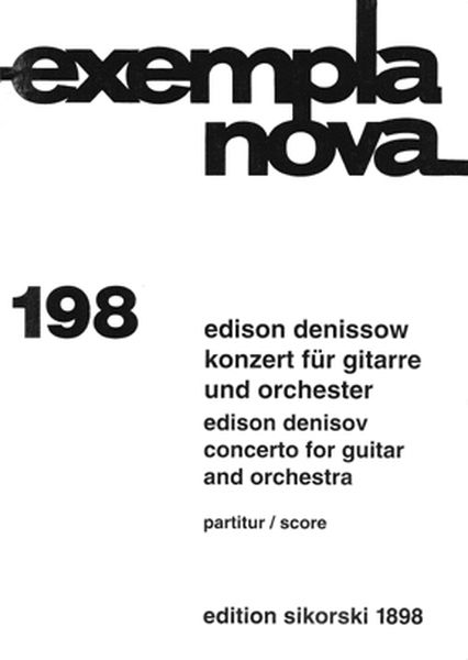 Concerto : For Guitar and Orchestra (1991).